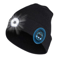BeamBea™ - Beanie with Light Beam & Bluetooth Music