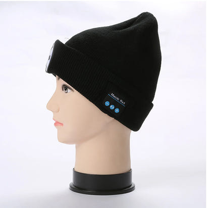 BeamBea™ - Beanie with Light Beam & Bluetooth Music