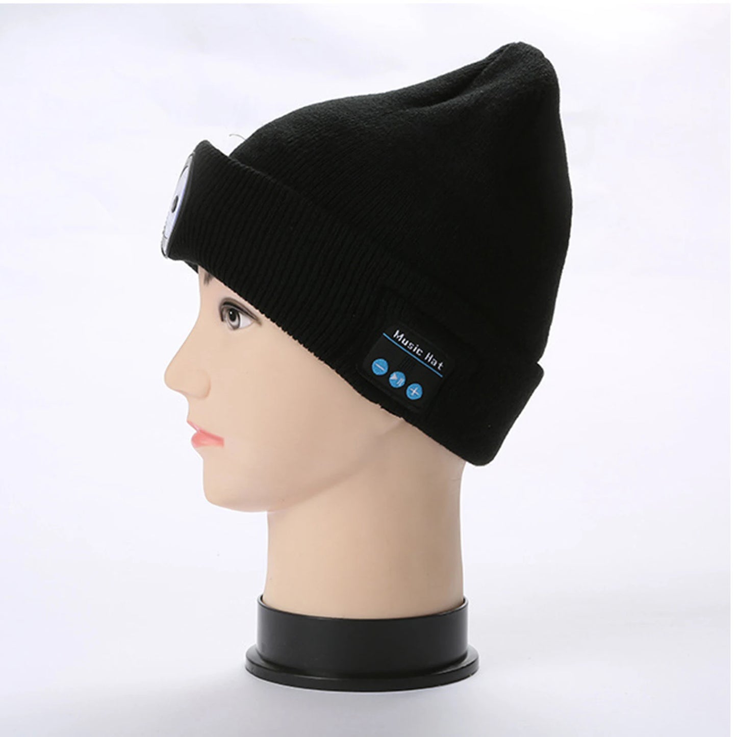 BeamBea™ - Beanie with Light Beam & Bluetooth Music