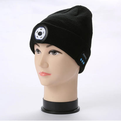 BeamBea™ - Beanie with Light Beam & Bluetooth Music